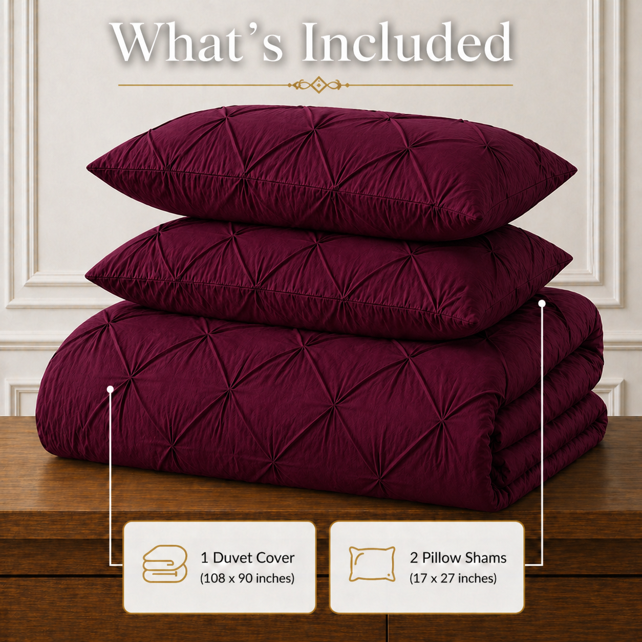 Hotel Style Premium Solid Duvet Cover Set for Bedroom and Modern Living