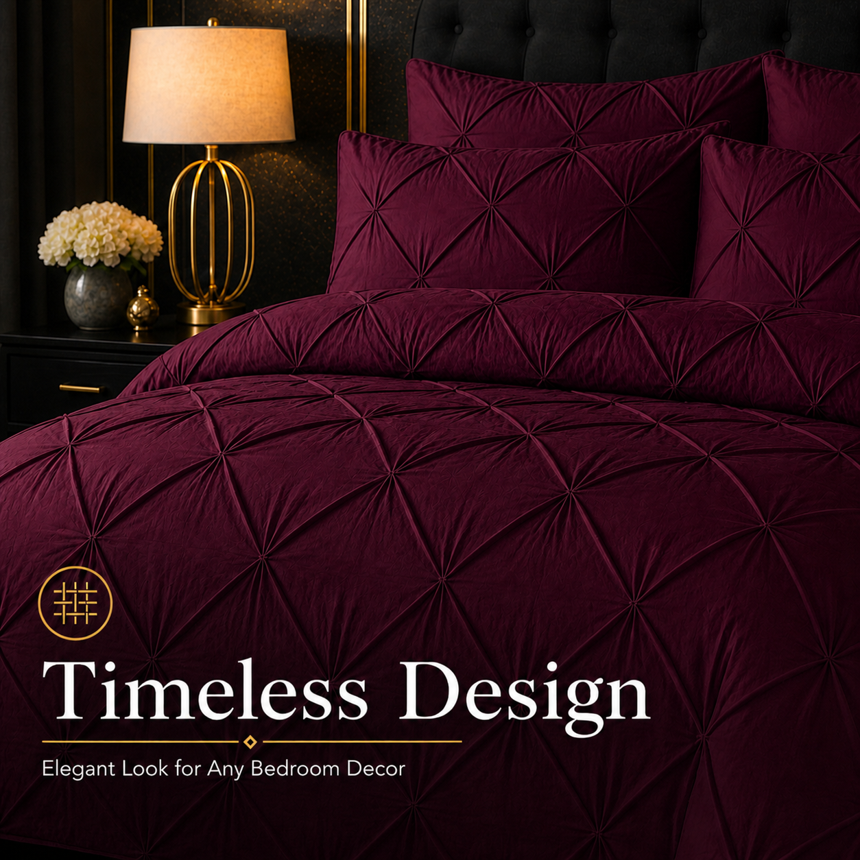Hotel Style Premium Solid Duvet Cover Set for Bedroom and Modern Living